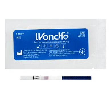 Тест на морфин (МОР) в моче - W14-S - Wondfo