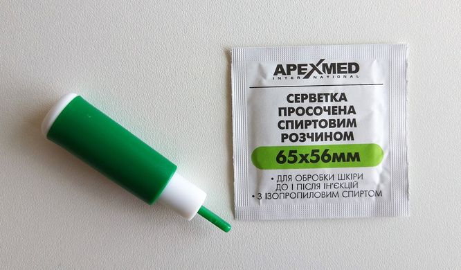 Тест на гепатит В (HBsAg) + скарификатор + салфетка